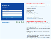 Tablet Screenshot of eclaims.com.my